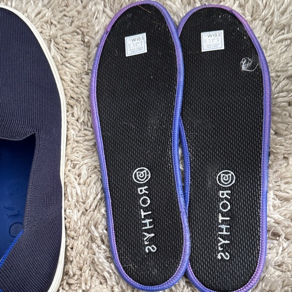 Rothy\'s The Sneaker Women\'s Size 10.5 Slip On Shoes Navy main image 4